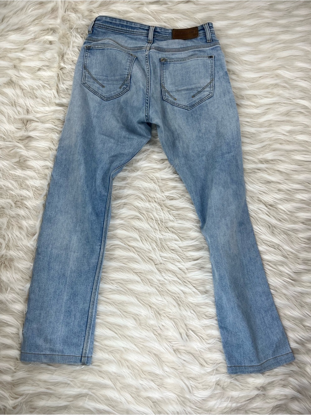Allen Solly Jeans Men's 30x29 Mid Rise Slim Fit Light Wash - Picture 5 of 6
